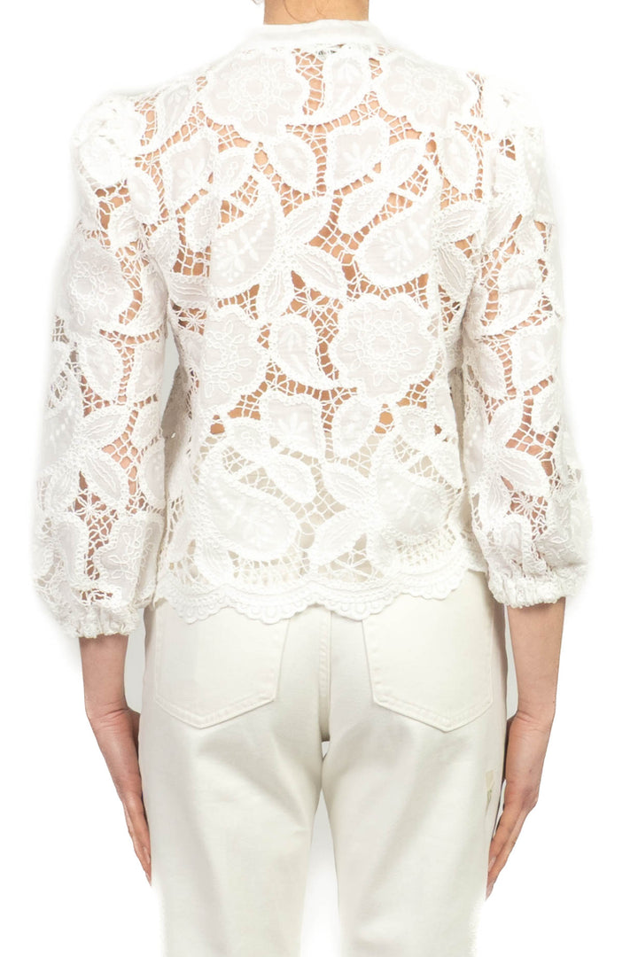 Tensione In - Camicia ricamata manica 3/4 Art. S26C946