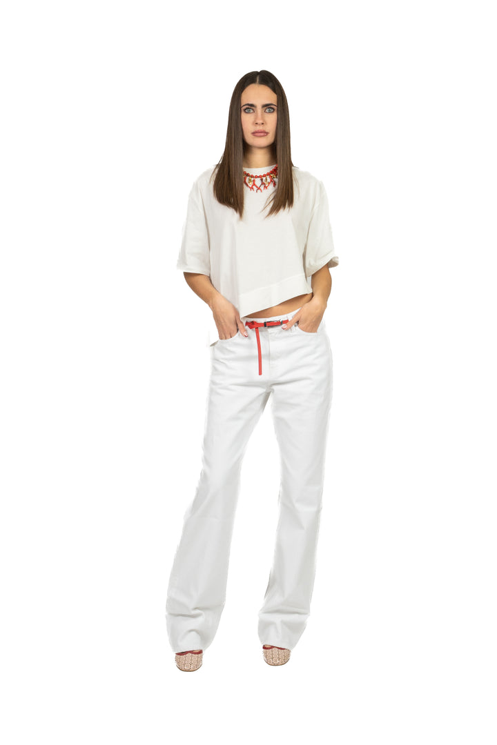 Vicolo - T-Shirt basic asimmetrica Art. UAB0281