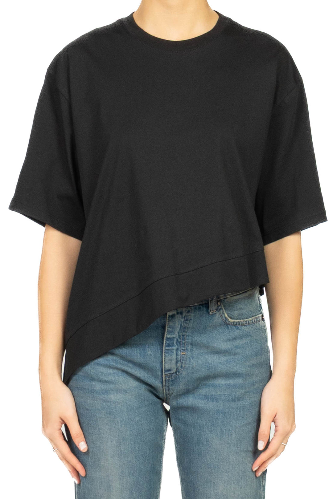 Vicolo - T-Shirt basic asimmetrica Art. UAB0281