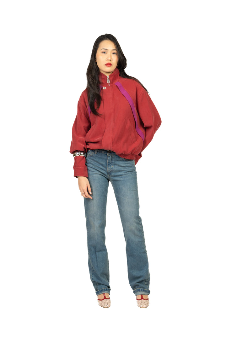 Tensione In - Bomber bicolore mano pesca Art. 26B4386