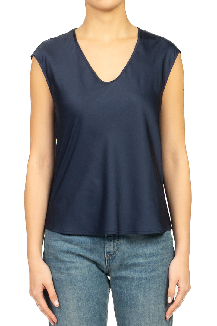 Imperial - Blusa in satin scollo v Art. REH0LDG