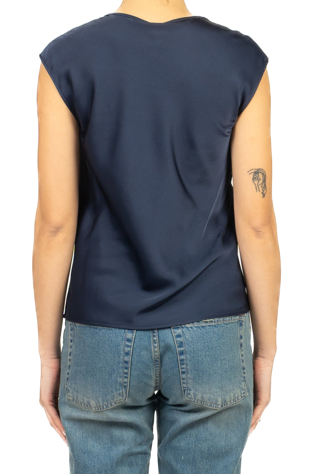 Imperial - Blusa in satin scollo v Art. REH0LDG