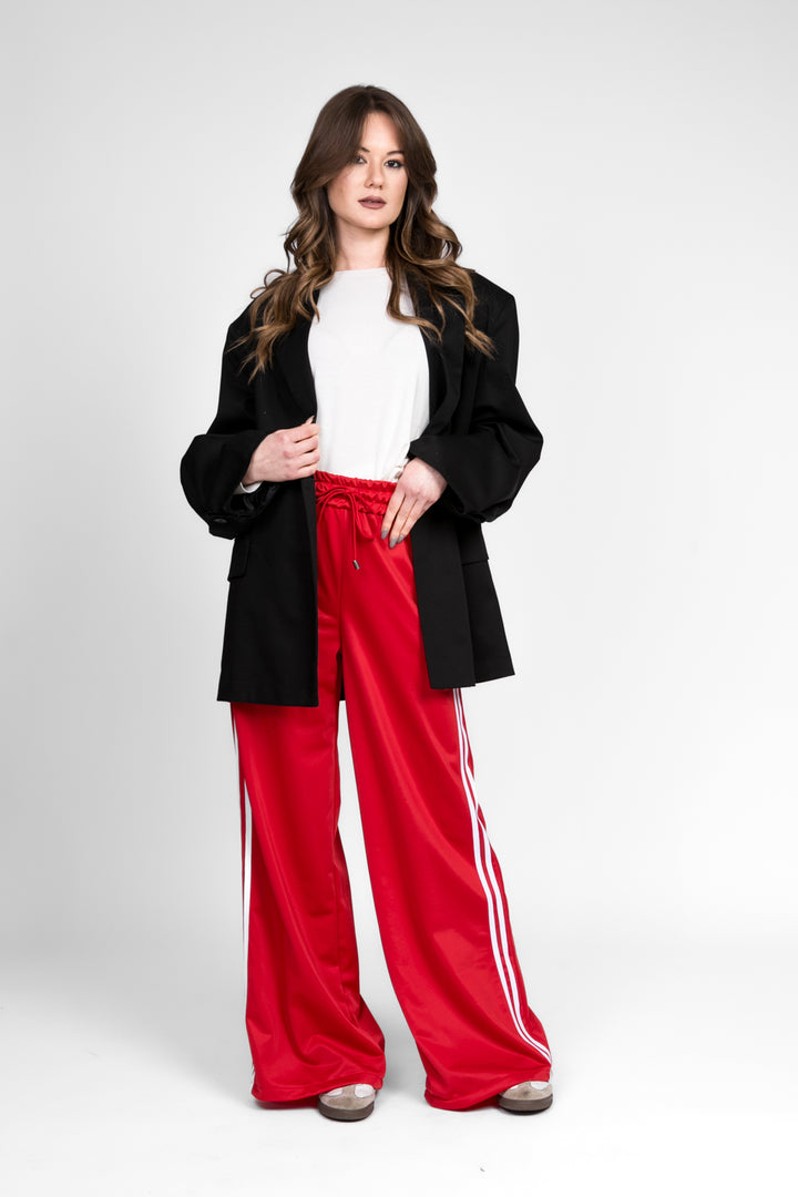 Vicolo - Pantalone acetato banda laterale con coulisse Art. TD1028