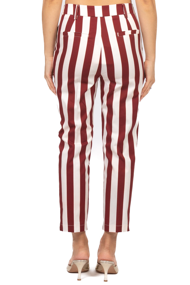 Tensione In - Pantalone sigaretta rigato Art. 26P5319