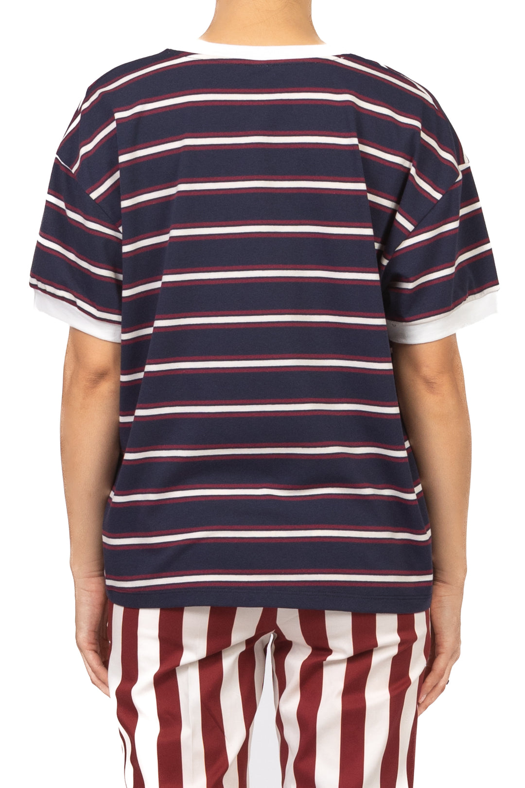 Tensione In - T-Shirt  rigata mezza manica Art. 26M4893