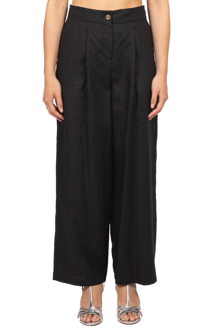 Tensione In - Pantalone in lino con pinces Art. 26P5195