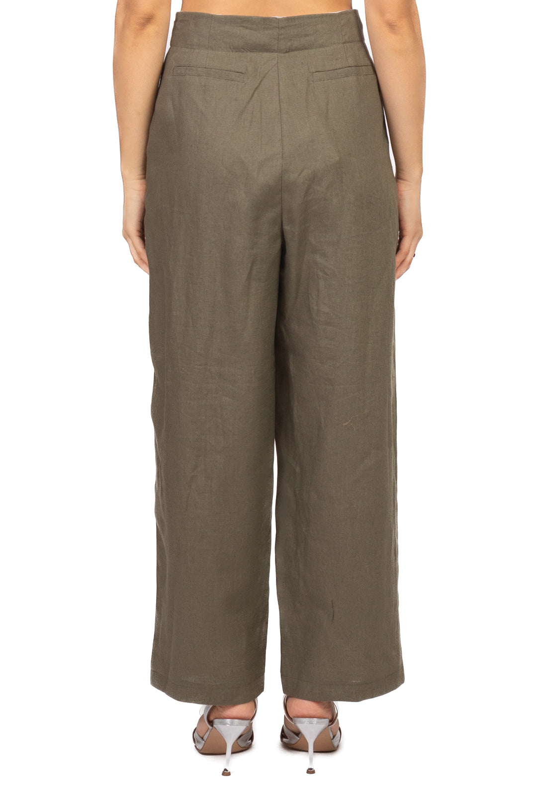Tensione In - Pantalone in lino con pinces Art. 26P5195