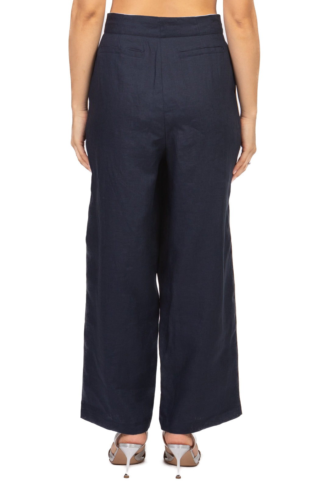 Tensione In - Pantalone in lino con pinces Art. 26P5195