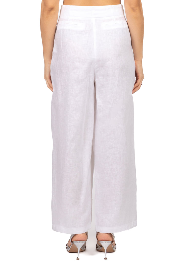 Tensione In - Pantalone in lino con pinces Art. 26P5195