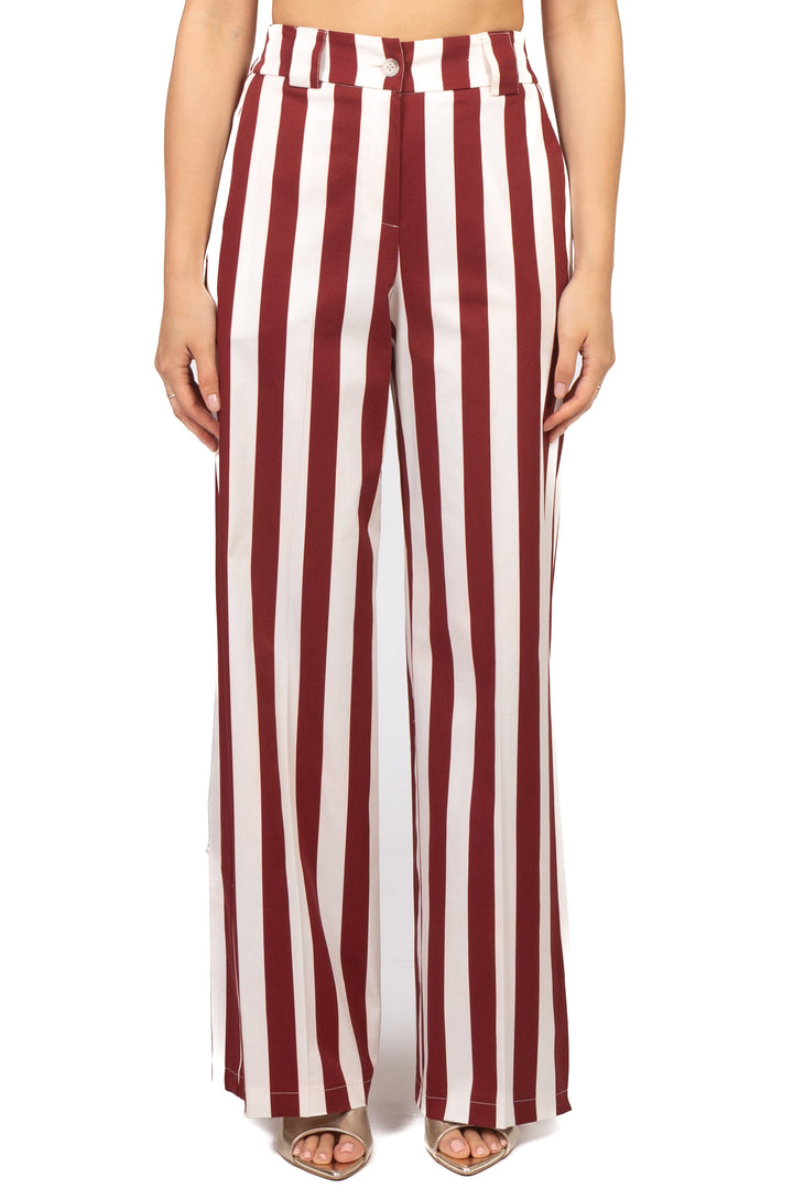 Tensione In - Pantalone rigato gamba dritta Art. 26P5318