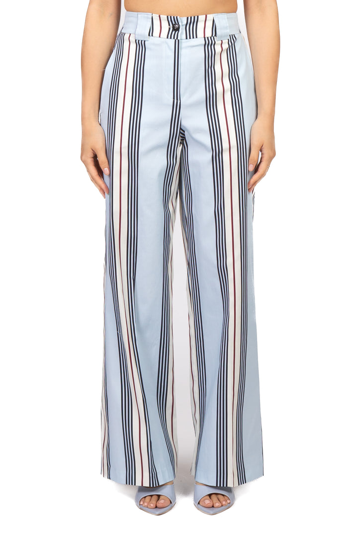Tensione In - Pantalone rigato gamba dritta Art. 26P5321