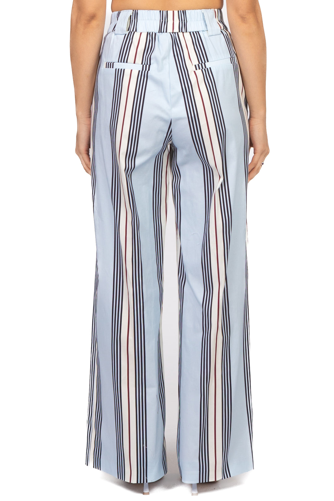 Tensione In - Pantalone rigato gamba dritta Art. 26P5321
