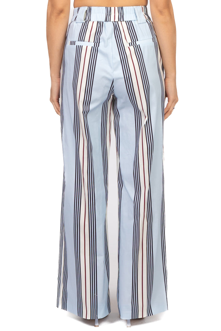 Tensione In - Pantalone rigato gamba dritta Art. 26P5321