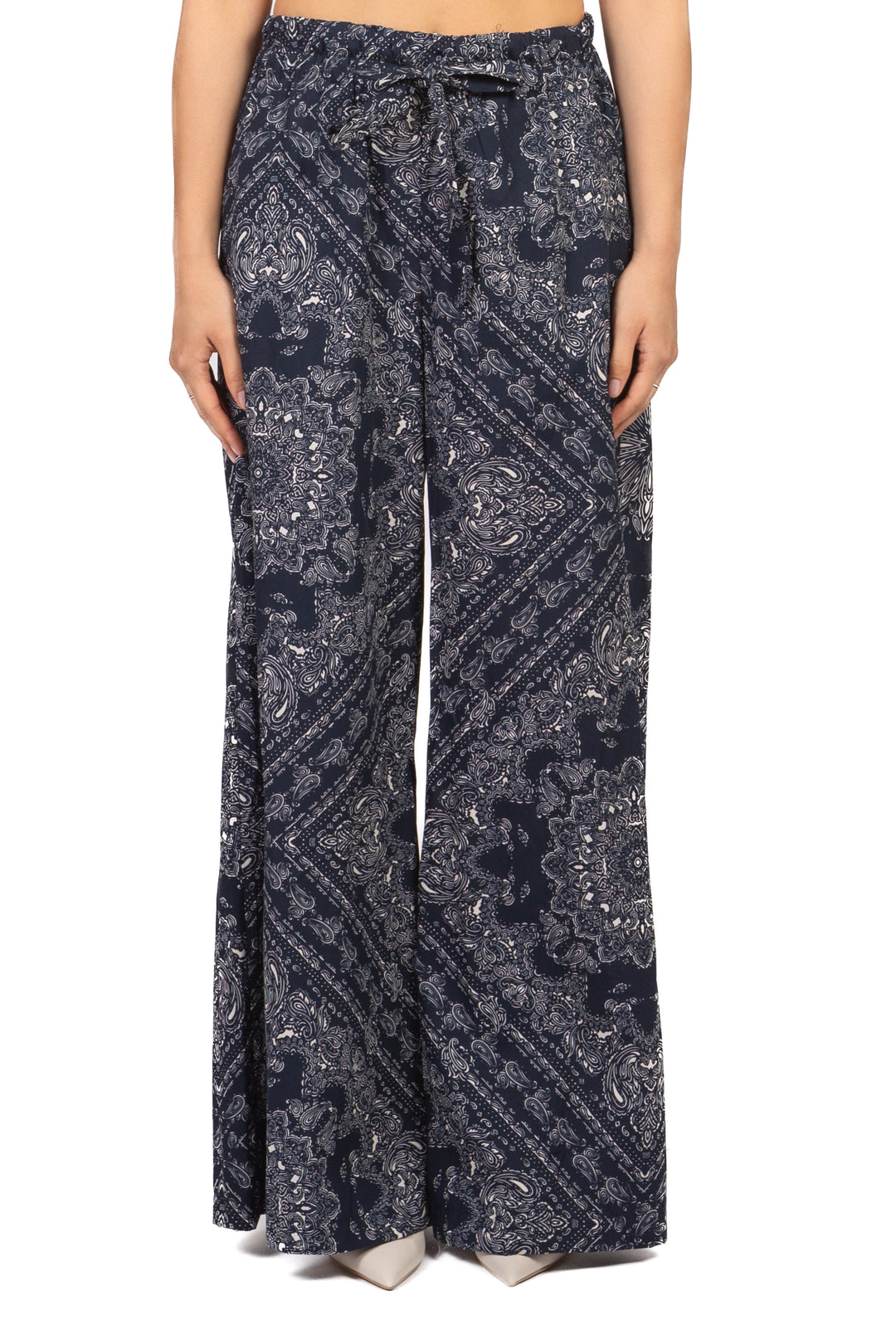 Tensione In - Pantalone palazzo fantasia bandana Art. PE260288