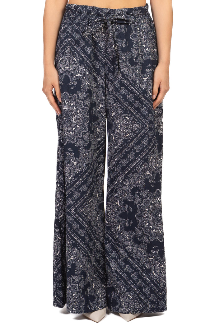 Tensione In - Pantalone palazzo fantasia bandana Art. PE260288
