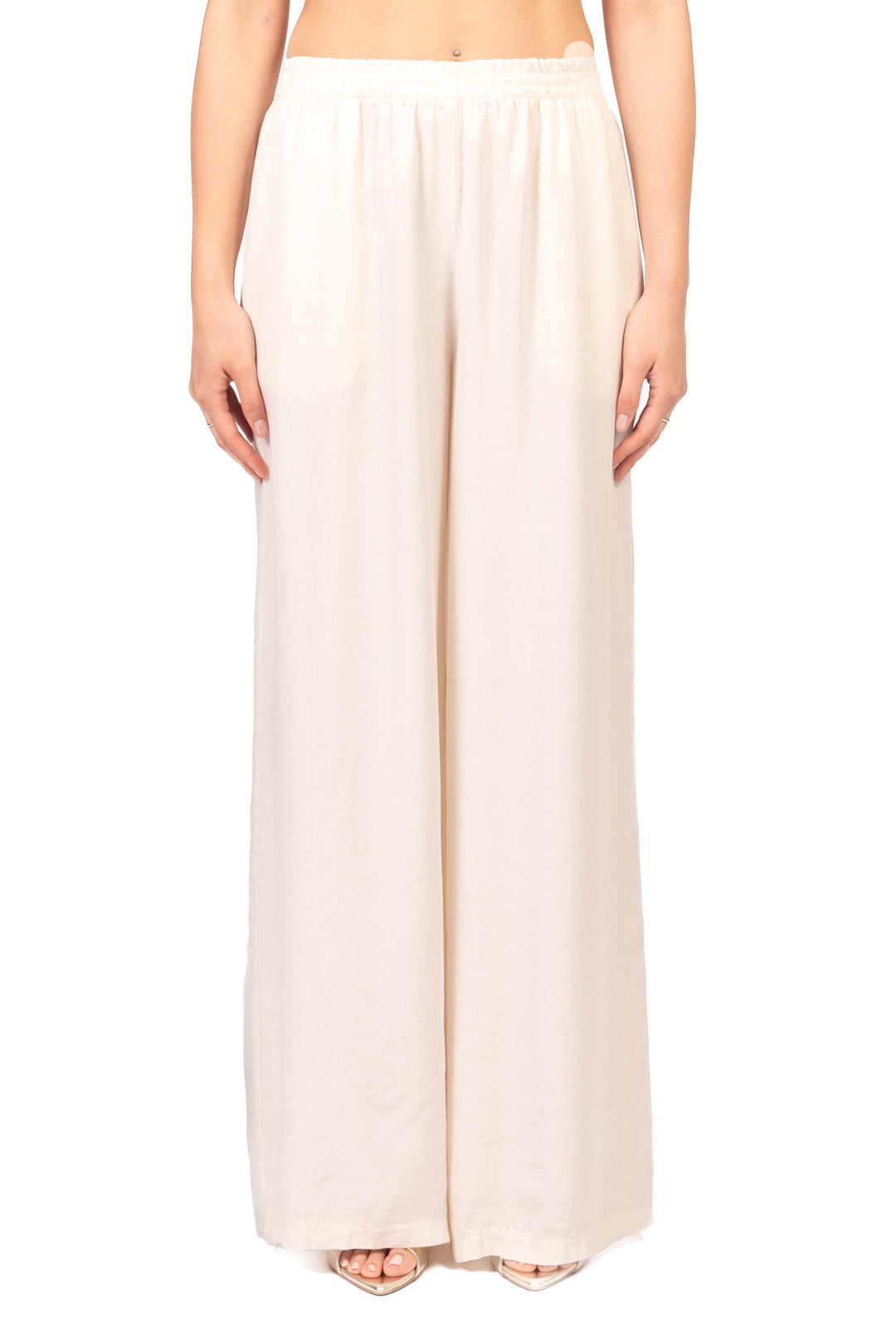 Tensione In - Pantalone palazzo in cupro Art. 56110LO2