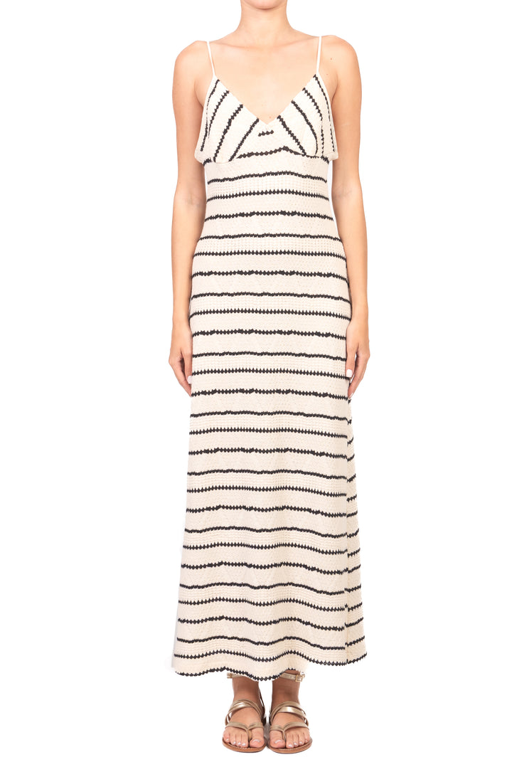 Tensione In - Abito crochet rigato Art. PE260270
