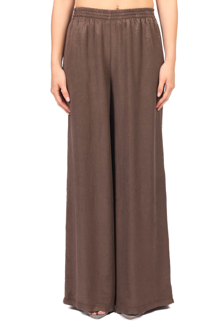 Tensione In - Pantalone palazzo in cupro Art. 56110LO2