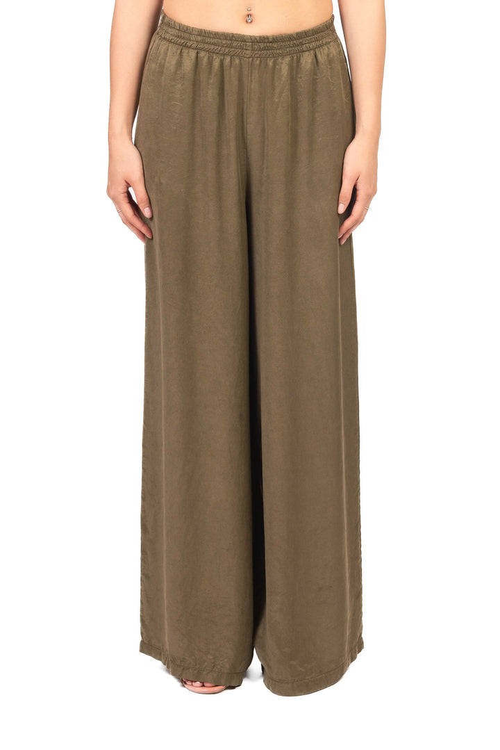 Tensione In - Pantalone palazzo in cupro Art. 56110LO2