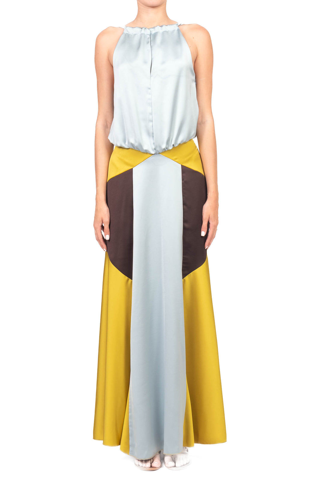 Dixie - Abito satin multicolor Art. A698A115