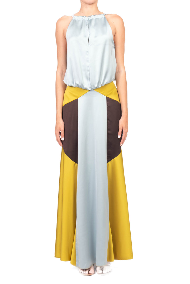 Dixie - Abito satin multicolor Art. A698A115