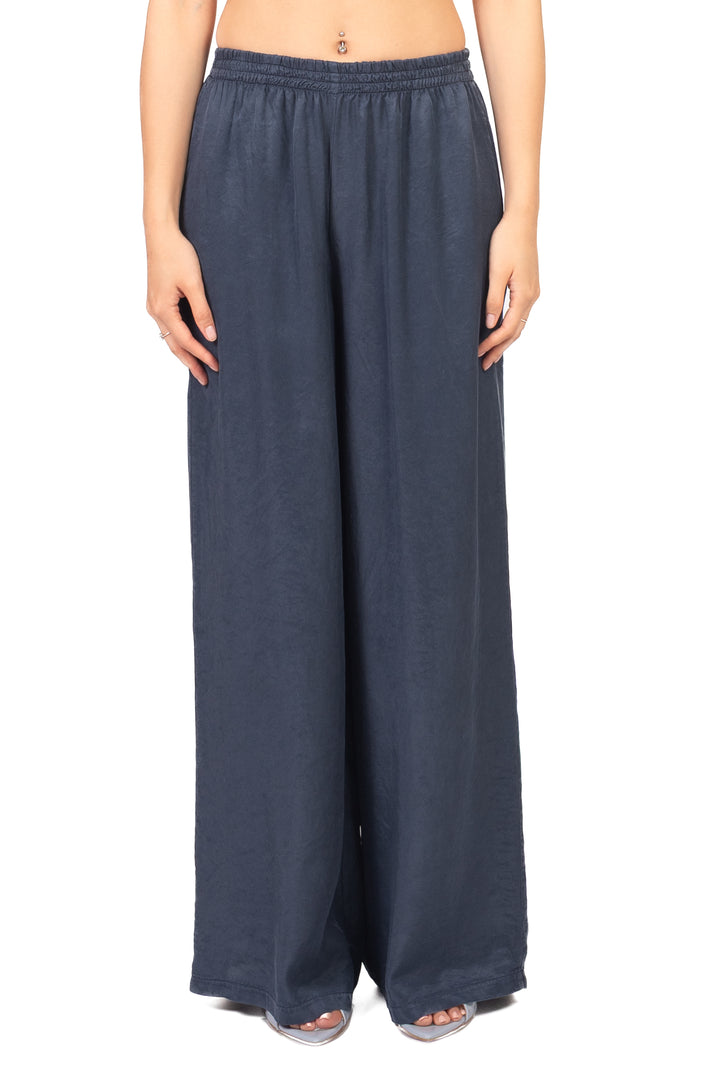 Tensione In - Pantalone palazzo in cupro Art. 56110LO2