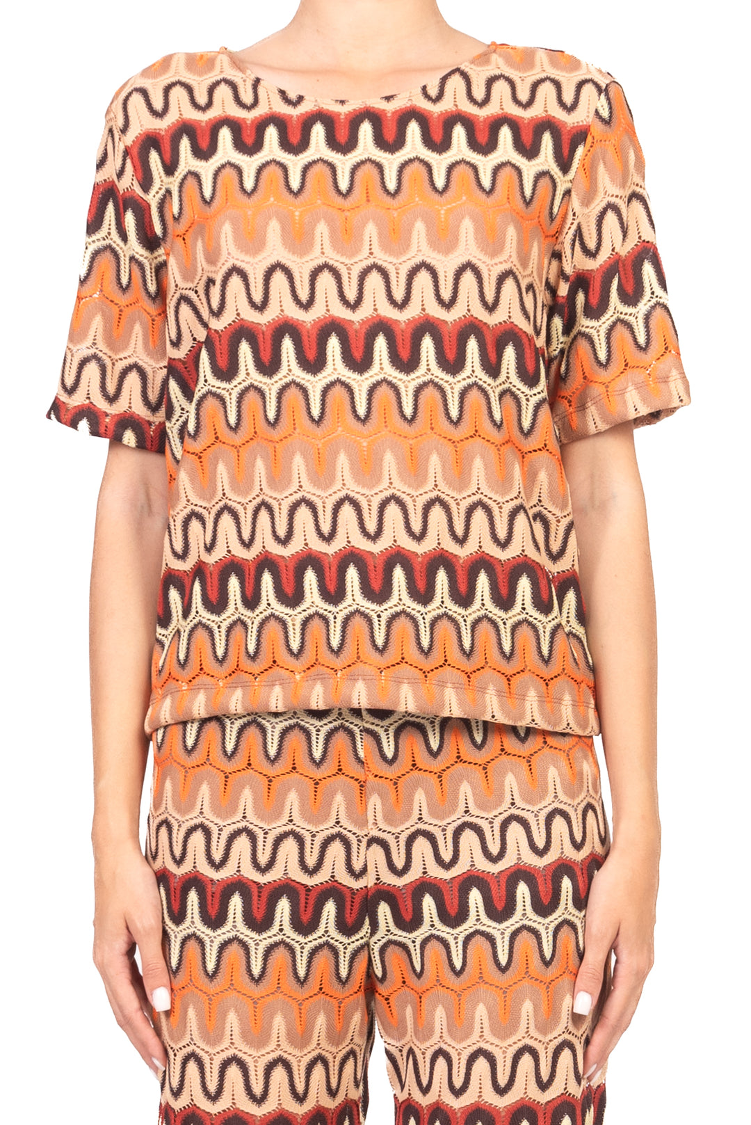 Vicolo - Maglia traforata fantasia Art. TAB2567
