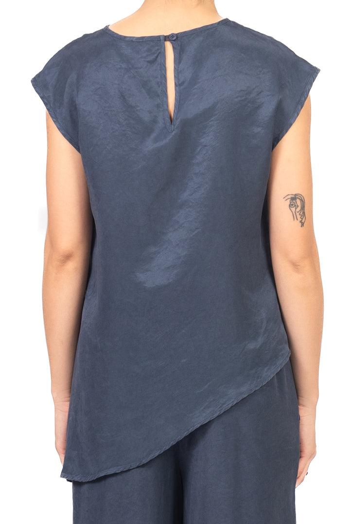 Tensione In - T-Shirt asimmetrica in cupro Art. 26223LO2