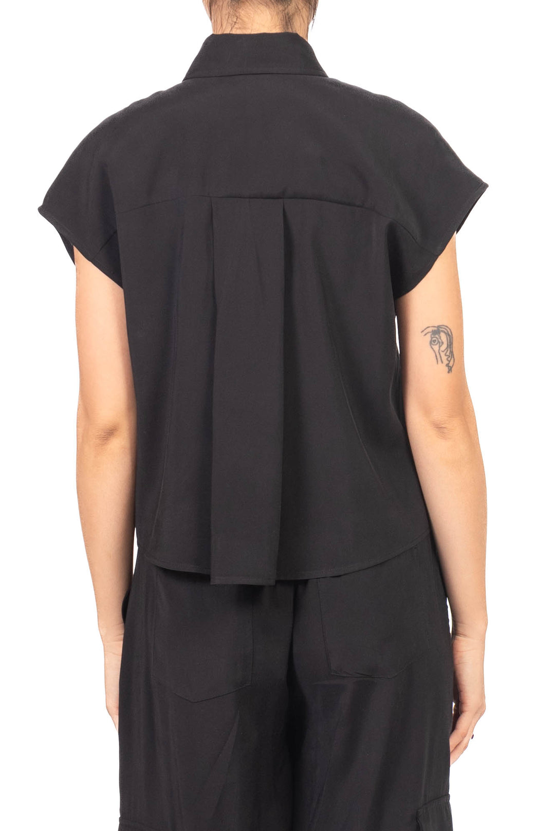 Tensione In - Camicia smanicata cupro gioiello Art. 26C5096