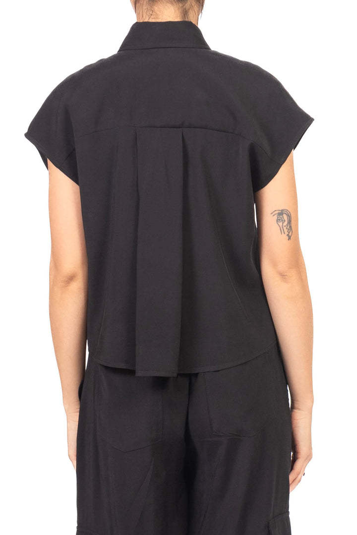Tensione In - Camicia smanicata cupro gioiello Art. 26C5096