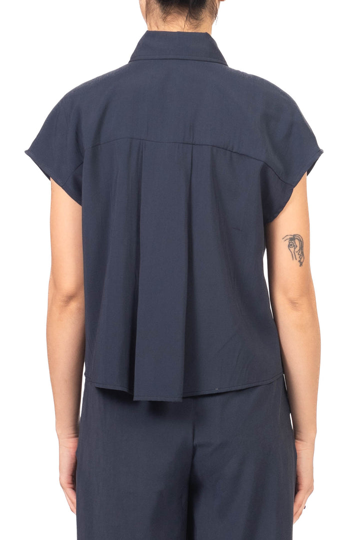 Tensione In - Camicia smanicata cupro gioiello Art. 26C5096