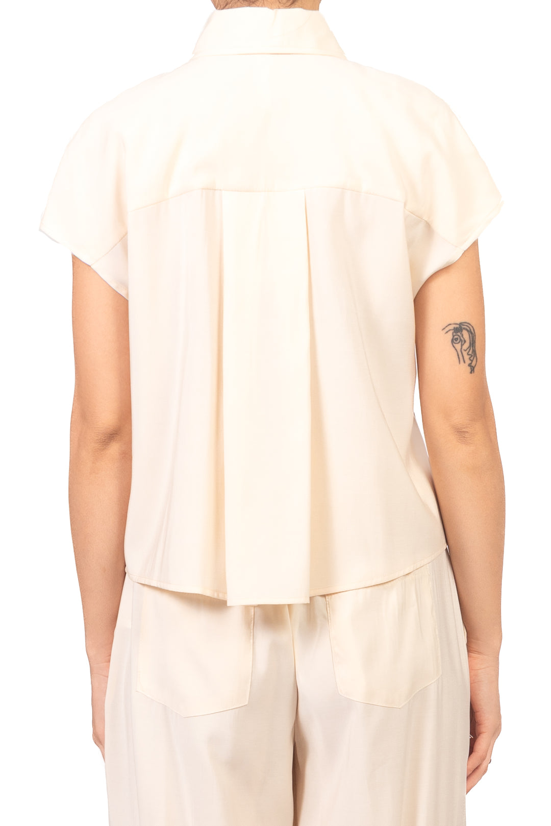 Tensione In - Camicia smanicata cupro gioiello Art. 26C5096