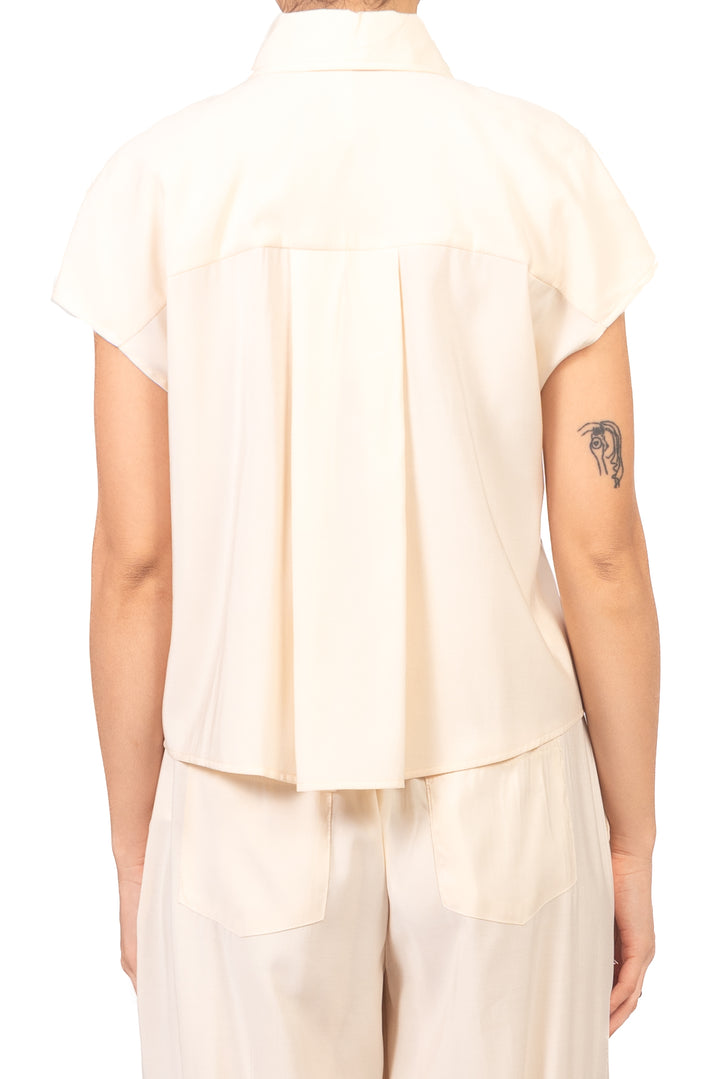 Tensione In - Camicia smanicata cupro gioiello Art. 26C5096