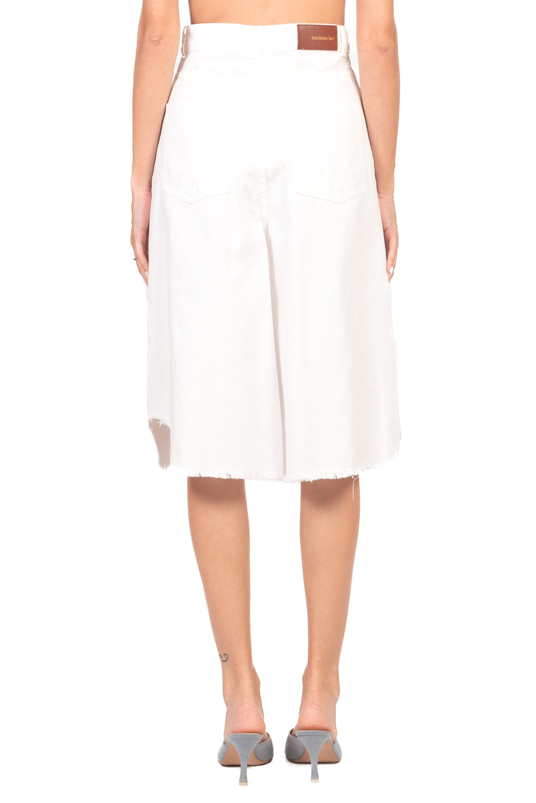 Tensione In - Bermuda jeans sfrangiato Art. ZP1691