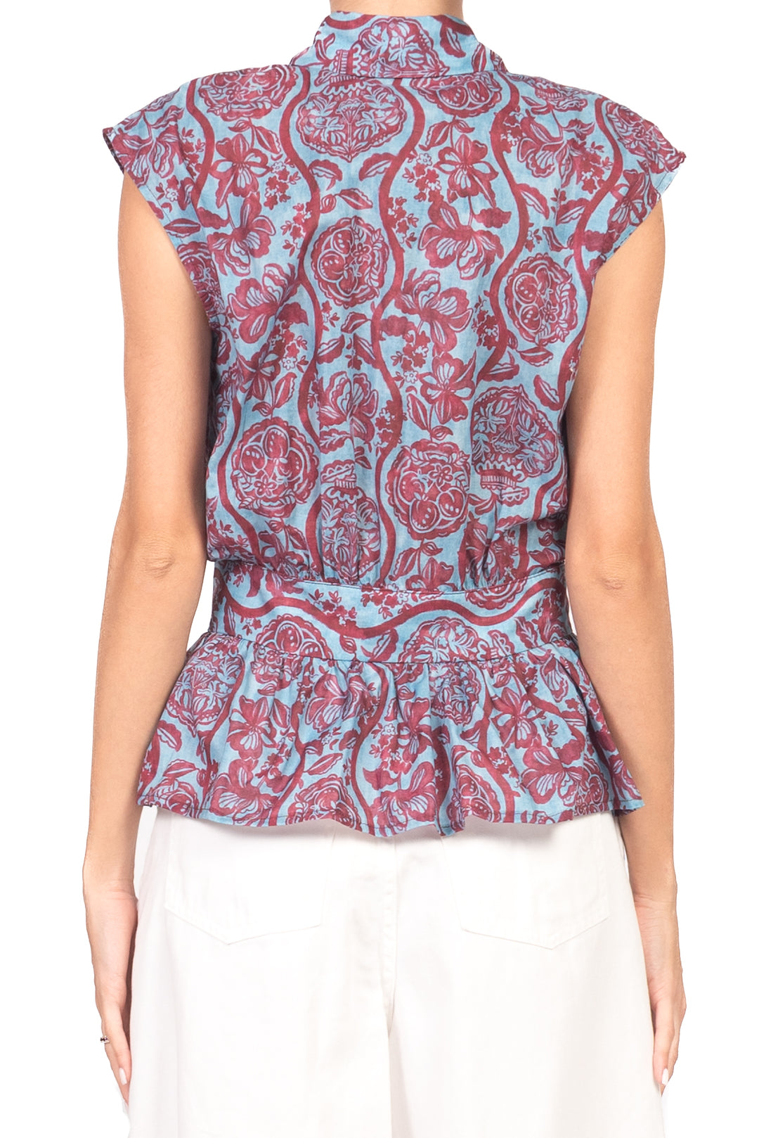 Tensione In - Camicia smanicata doppia fantasia Art. PE260287