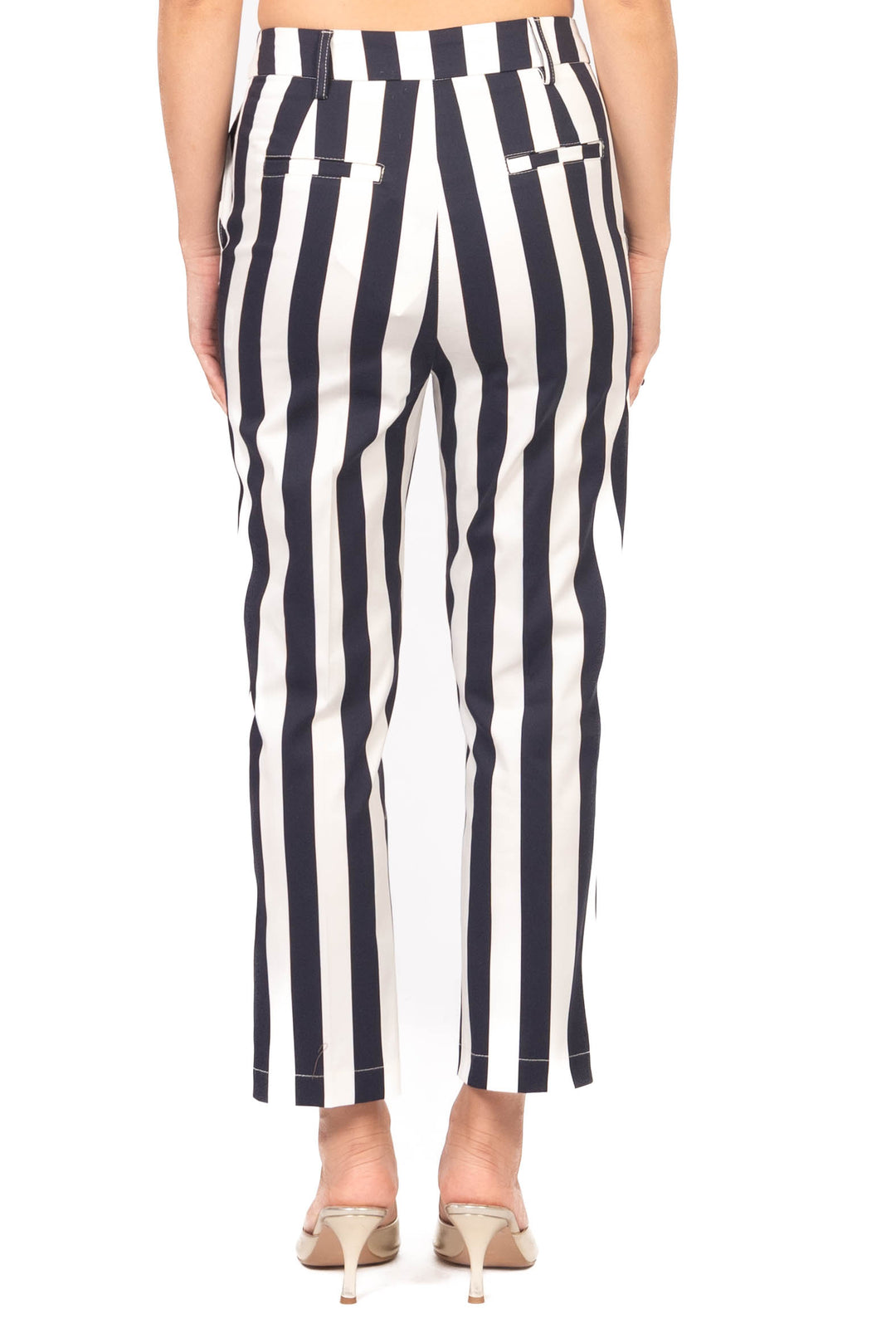 Tensione In - Pantalone sigaretta rigato Art. 26P5319