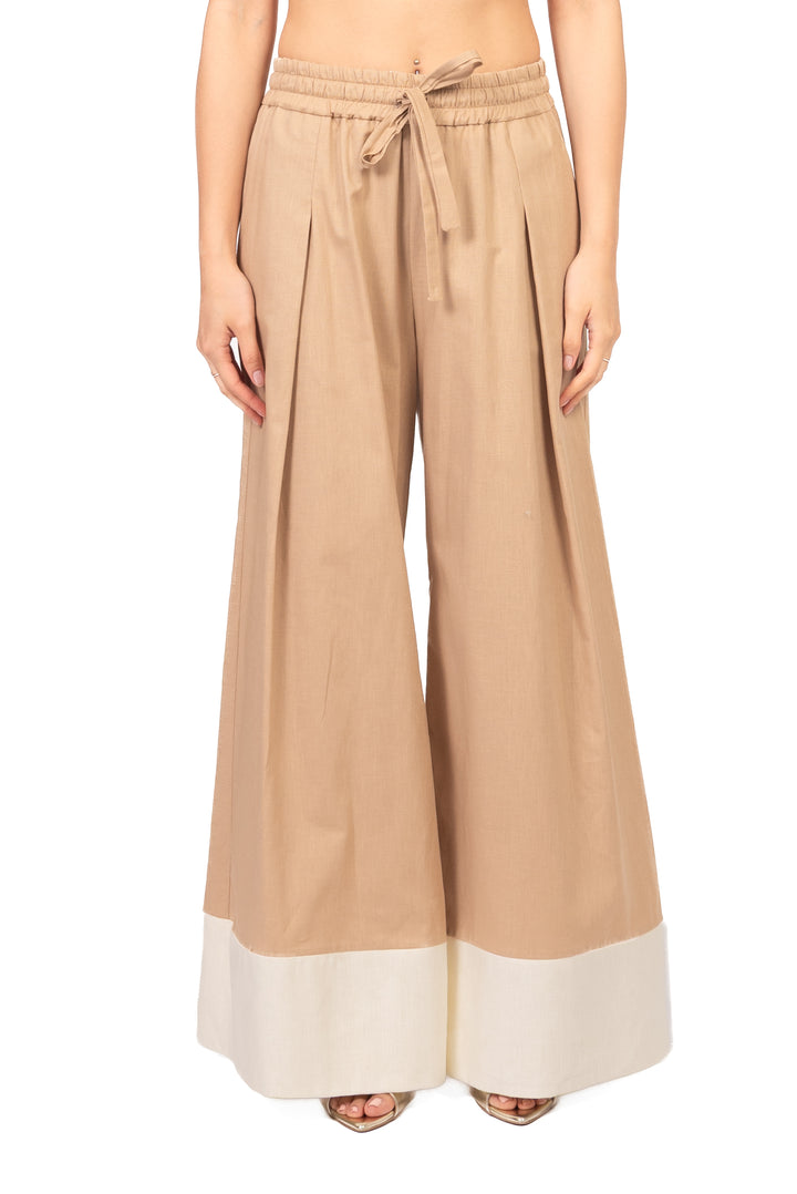 Tensione In - Pantalone palazzo bicolore Art. YU1703