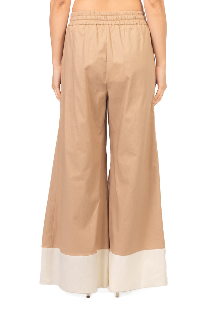 Tensione In - Pantalone palazzo bicolore Art. YU1703