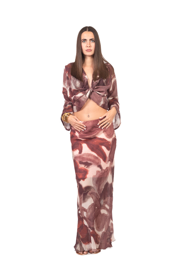 Dixie - Blusa fantasia con nodo Art. RAVD1TP