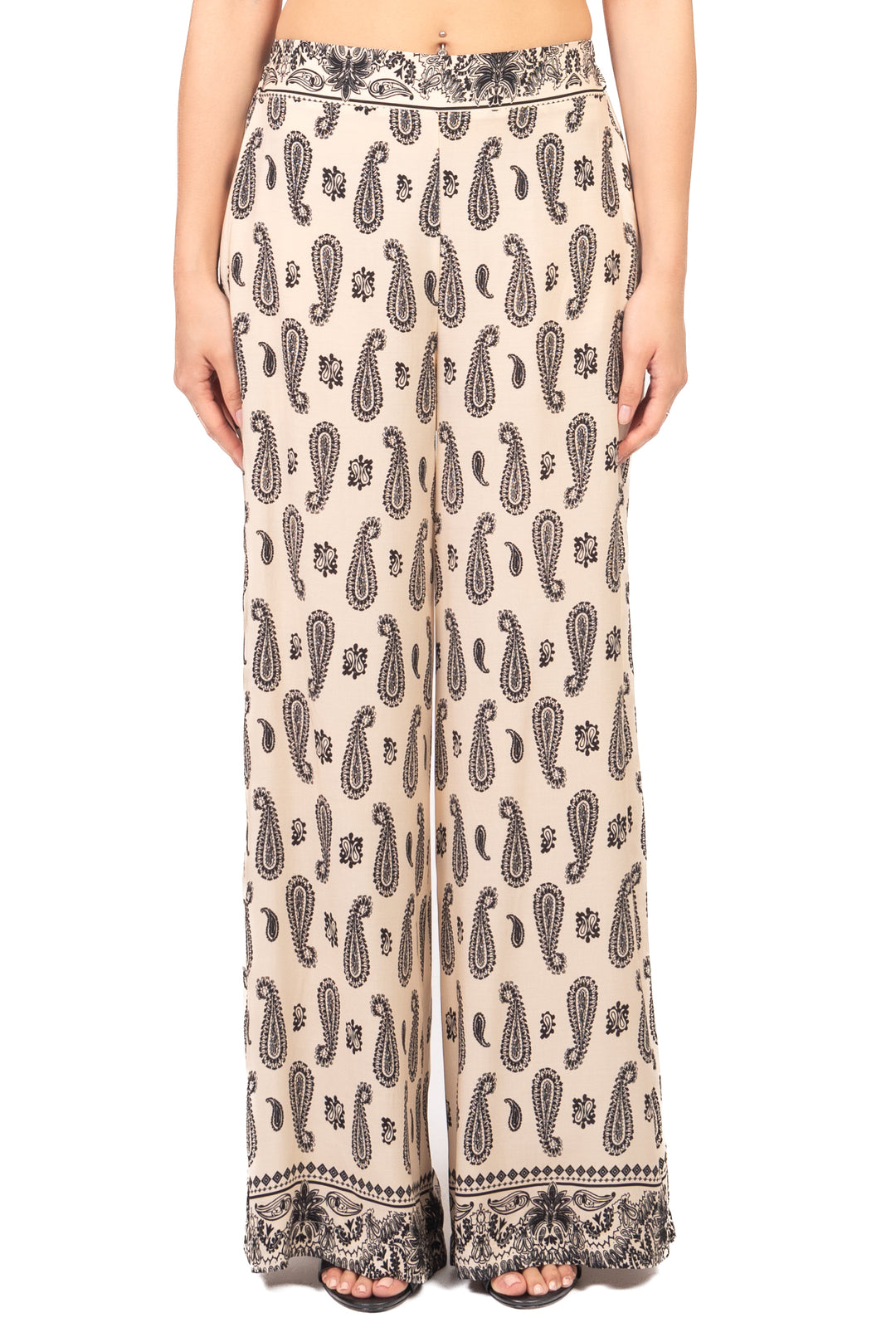 Vicolo - Pantalone palazzo fantasia Art. TAB2660