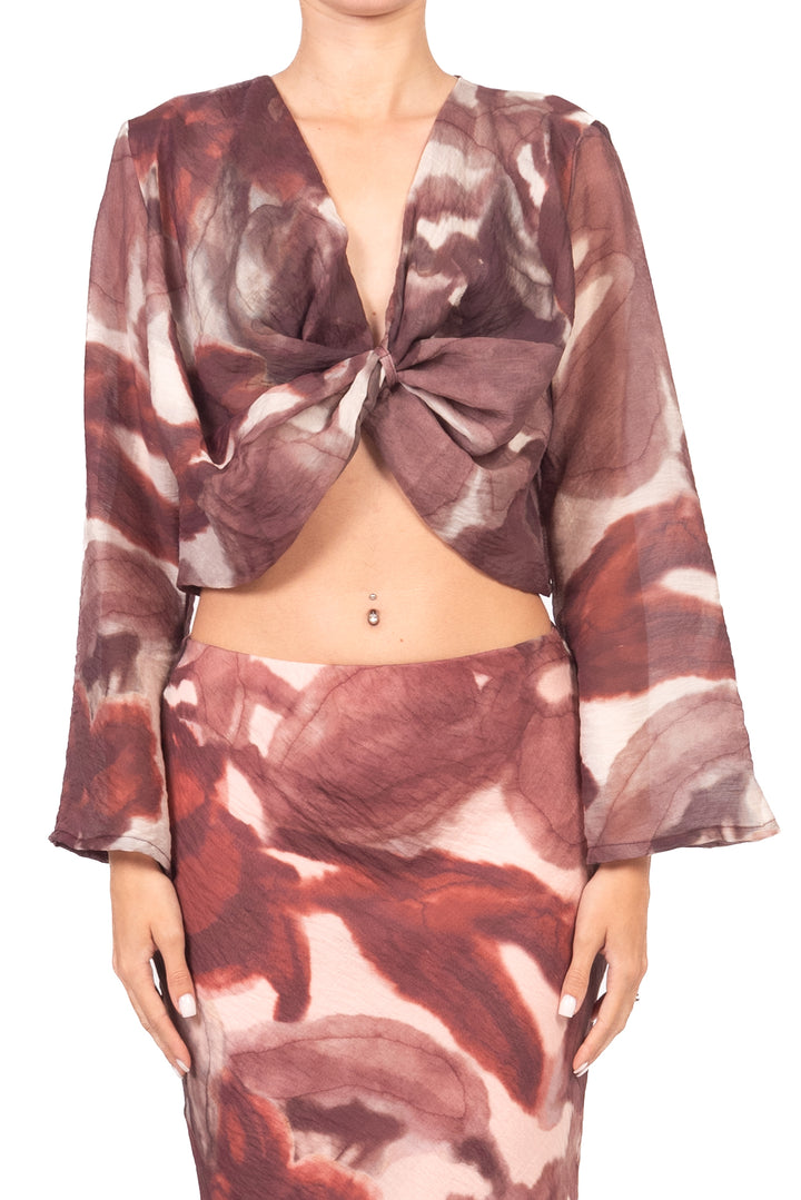 Dixie - Blusa fantasia con nodo Art. RAVD1TP