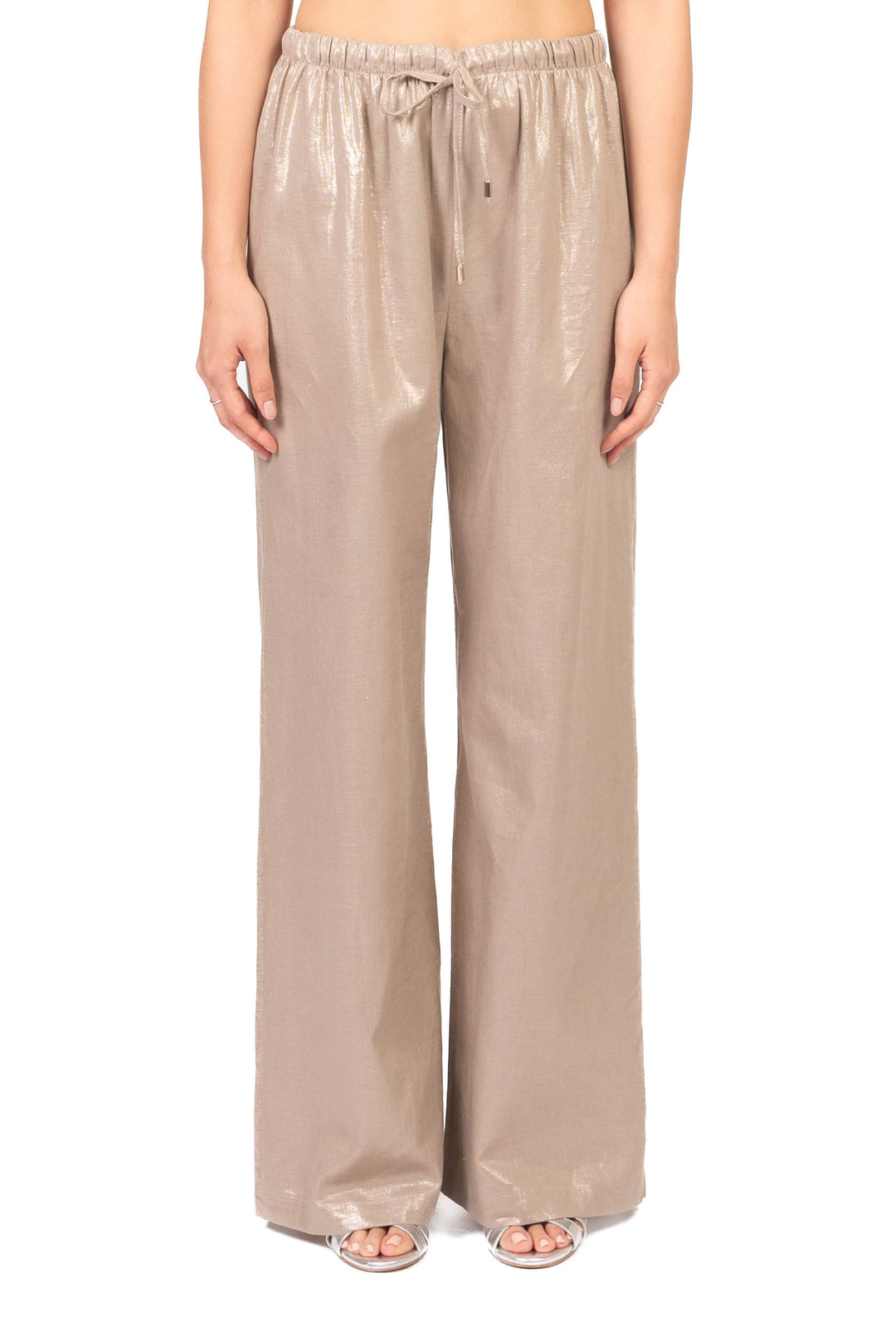 Tensione In - Pantalone palazzo spalmato Art. S26PG61