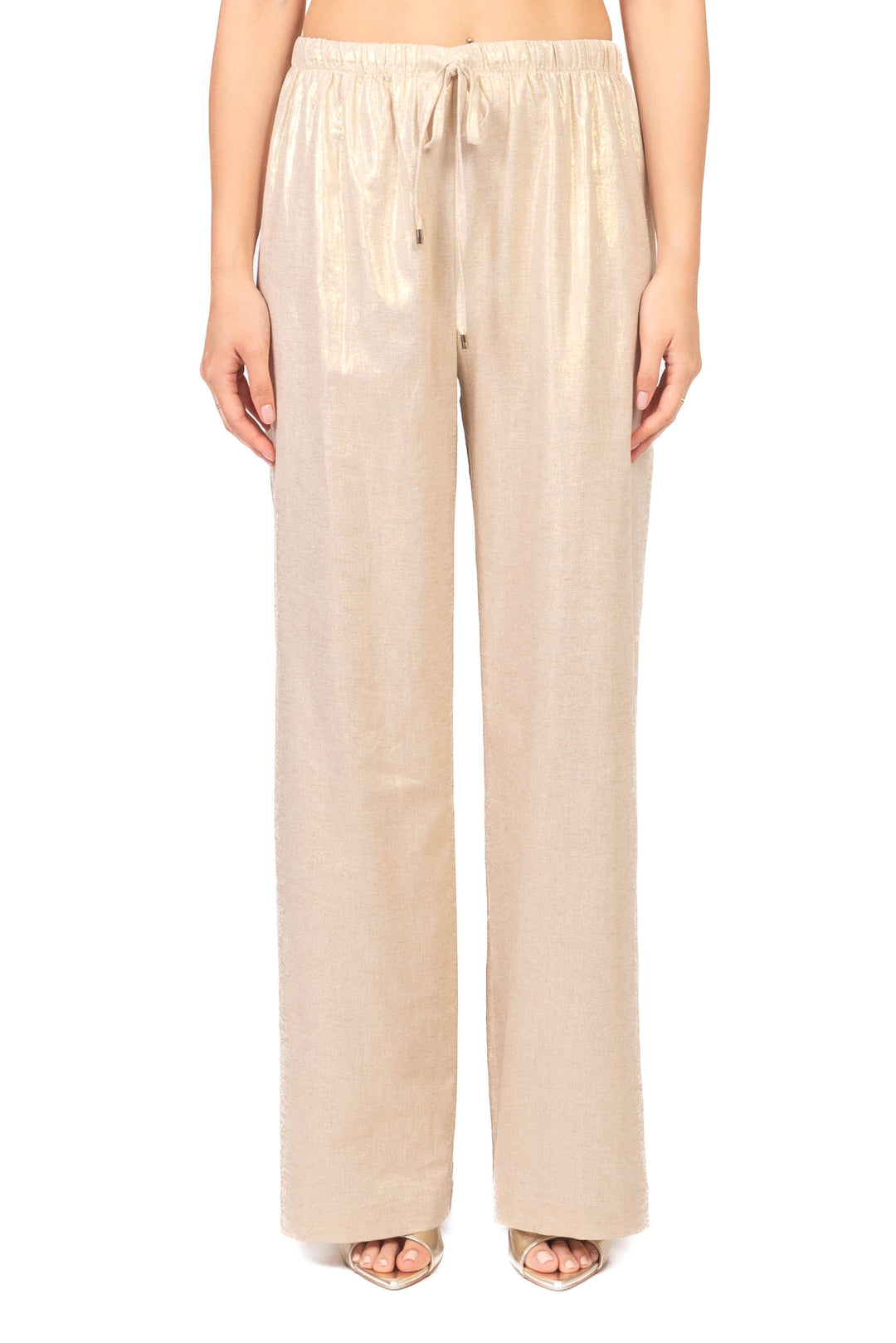 Tensione In - Pantalone palazzo spalmato Art. S26PG61