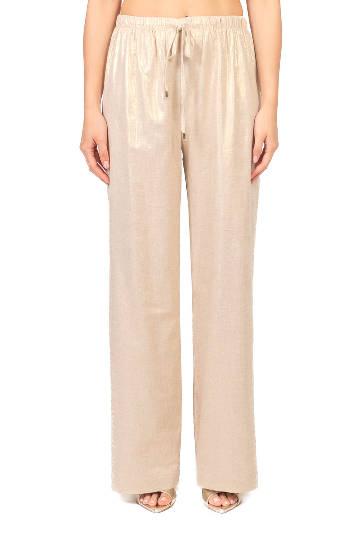 Tensione In - Pantalone palazzo spalmato Art. S26PG61