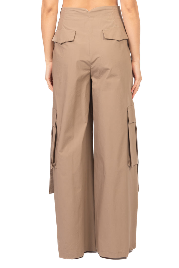 Tensione In - Pantalone palazzo cargo Art. 26P5148
