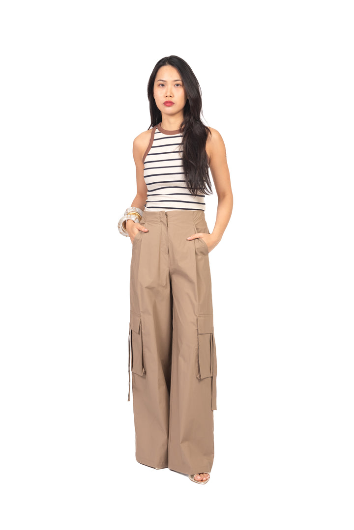 Tensione In - Pantalone palazzo cargo Art. 26P5148