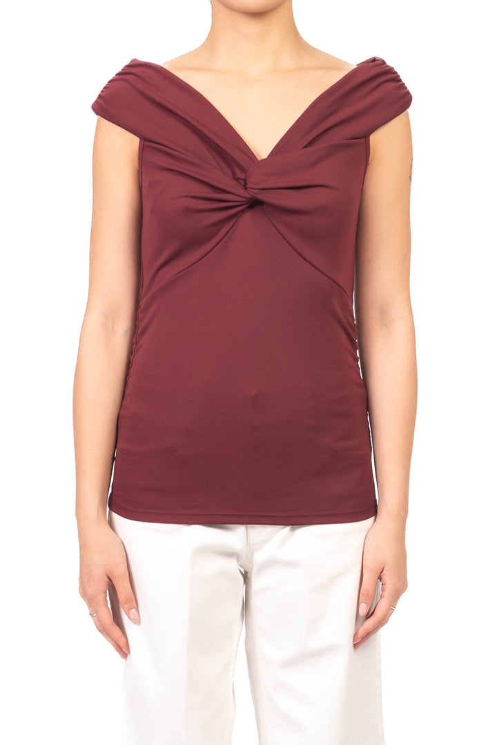 Vicolo - Top scollo shiffer Art. TAB2640