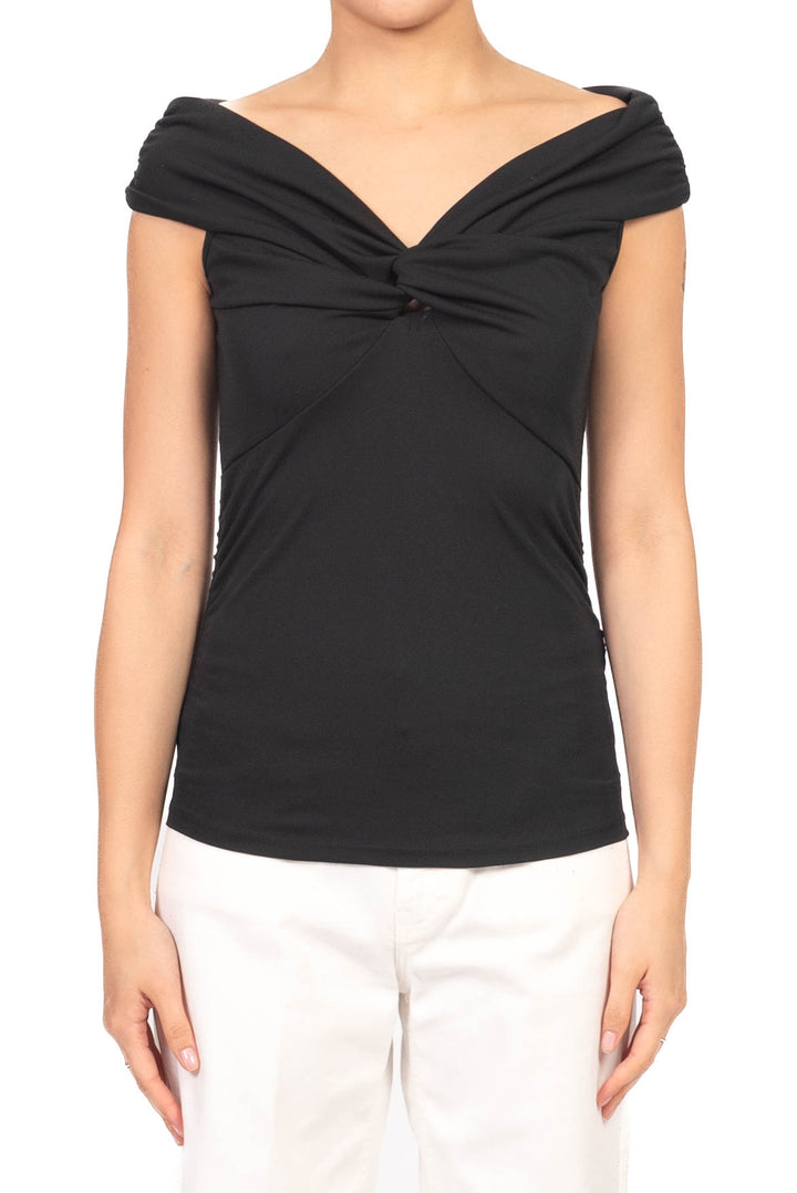 Vicolo - Top scollo shiffer Art. TAB2640