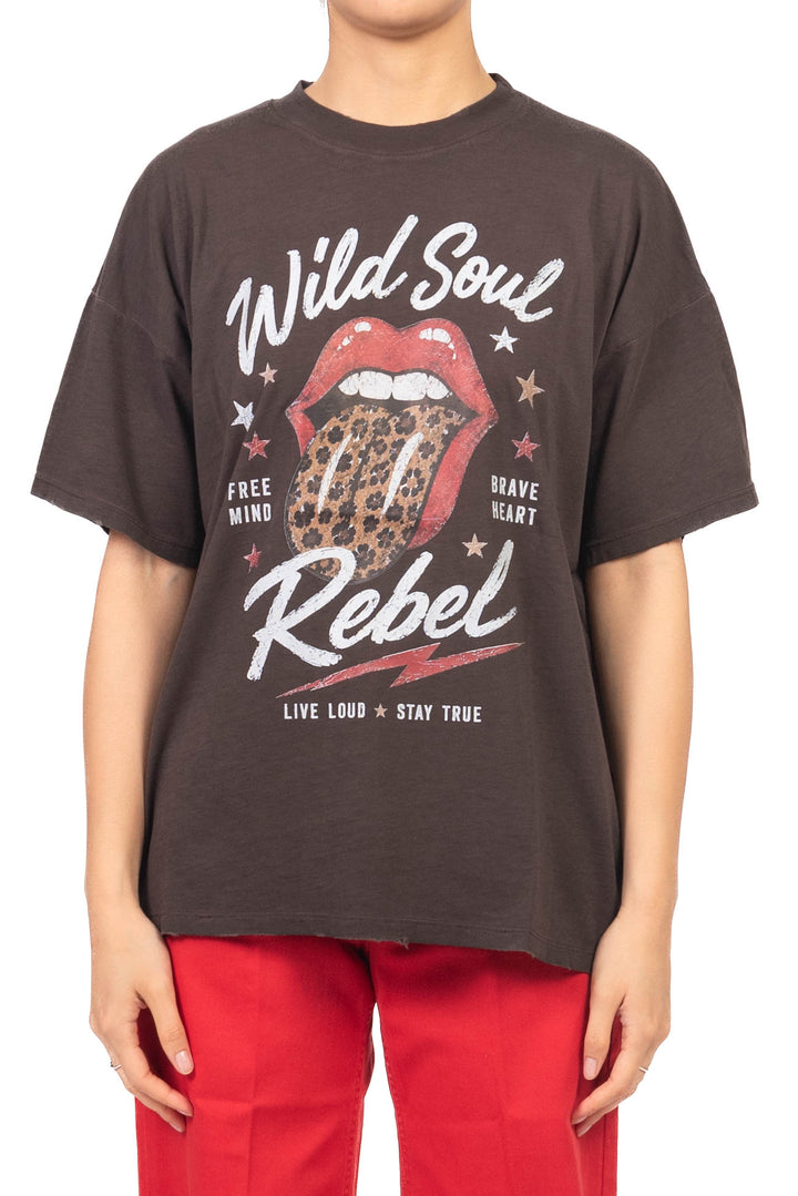 Vicolo - T-Shirt stampa "Wild Soul" Art. RAB0948