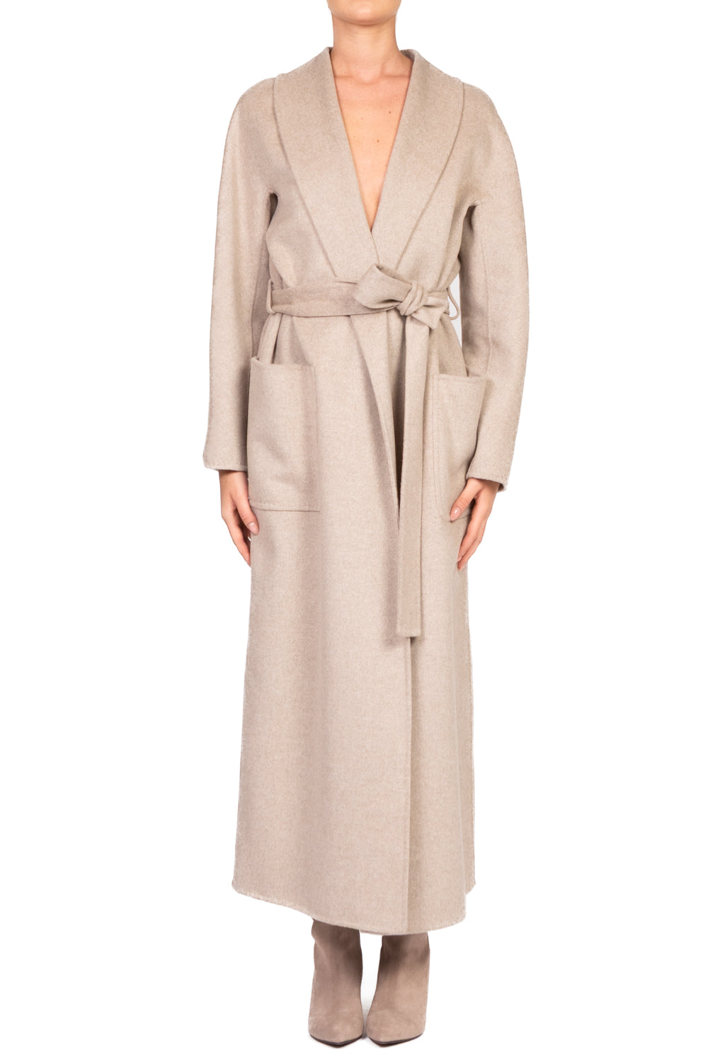 Vicolo - Cappotto hand made con cinta Art. TF0004